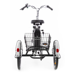 Tricicletă electrică Tornado ZTECH, argintie