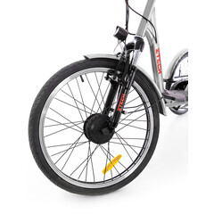 Tricicletă electrică Tornado ZTECH, argintie