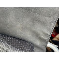 Scaun cu rotile reglabil - ARTICOL EXPUS, SUPORTUL DE PICIOARE SI SPĂTAR MURDARE