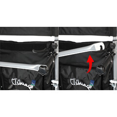 Scaun cu rotile reglabil - ARTICOL EXPUS, SUPORTUL DE PICIOARE SI SPĂTAR MURDARE