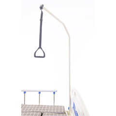 Pat electric rabatabil cu saltea Multibed - ZGÂRIETURI, ROȚI ȘI SALTEA UȘOR MURDARE