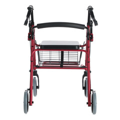 Cadru de mers mobil cu suport pentru picioare UNIZDRAV light, vișiniu