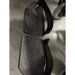 Scaun cu rotile electric cu lumini, 46 cm - PORDUS EXPUS ÎN SHOWROOM, ANVELOPE/TREPTE MURDARE