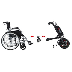 Propulsor electric auxiliar pentru scaun cu rotile Elesmart A6 - ZGÂRIAT ȘI ÎNDOIT