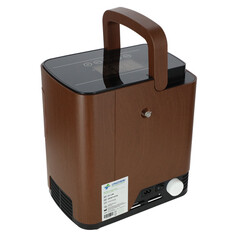 Concentrator de oxigen cu ieșire vocală UNIZDRAV, 7 l/min, imitație de lemn - 2 ORE DE UTILIZARE