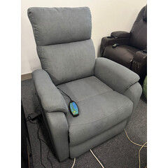 Fotoliu de relaxare COMFORT, material antracit FĂRĂ FUNCȚII, FĂRĂ ÎNCĂLZIRE ȘI MASAJ