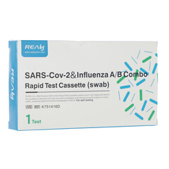 Test rapid combinat SARS-CoV-2 și gripă A/B, 1 buc.