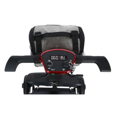 Scaun cu rotile pliabil COMPACT pentru seniori cu baterie litiu