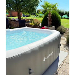 Jacuzzi cu hidromasaj gonflabil UNIZDRAV pentru 4 persoane (Articol folosit)