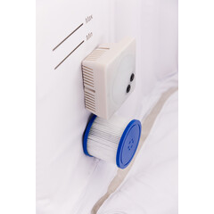 Jacuzzi cu hidromasaj gonflabil UNIZDRAV pentru 4 persoane (Articol folosit)