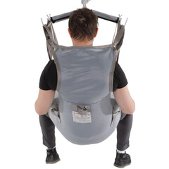 Dispozitiv electric de ridicare pacienți - FĂRĂ SLING, ROȚI UȘOR MURDARE, ZGÂRIETURI PE CONSTRUCȚIE