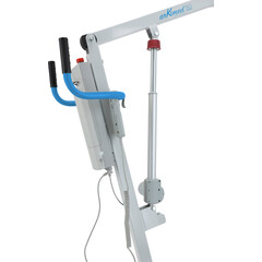 Dispozitiv electric de ridicare pacienți - FĂRĂ SLING, ROȚI UȘOR MURDARE, ZGÂRIETURI PE CONSTRUCȚIE