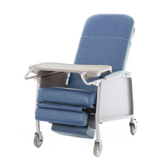 Scaun cardiac pentru seniori, albastru