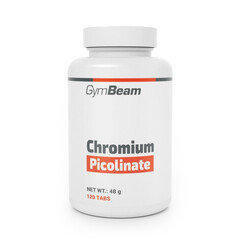 Picolinat de crom GymBeam, 120 de comprimate