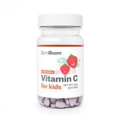 Vitamina C pentru copii GymBeam, 120 de comprimate