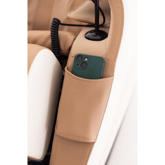 Scaun electric de masaj RelaxPro 3D MASSAGER, alb-maro  (Articol folosit)