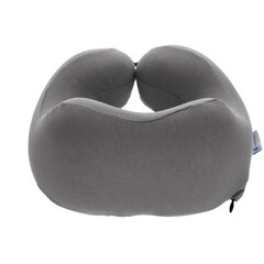 Pernă ergonomică de călătorie din spumă cu memorie, antracit