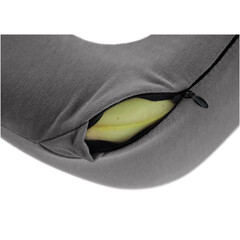 Pernă ergonomică de călătorie din spumă cu memorie, antracit