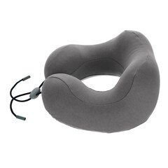 Pernă ergonomică de călătorie din spumă cu memorie, antracit