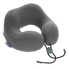 Pernă ergonomică de călătorie din spumă cu memorie, antracit