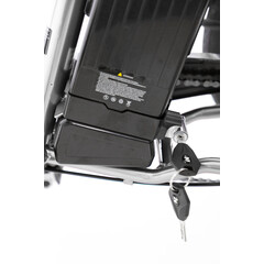 Tricicletă electrică cu trei roți Tornado ZTECH, argintie