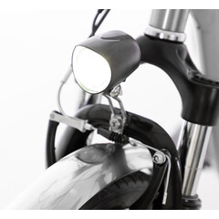 Tricicletă electrică cu trei roți Tornado ZTECH, argintie