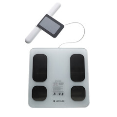 Cântar profesional SMART cu funcție de analiză corporal și afisaj LED pe mâner + aplicație mobilă și Bluetooth (Produs folosit)