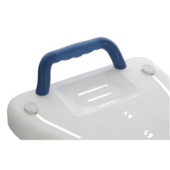 Scaun de baie cu disc pivotant și mâner