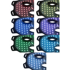 Mască de terapie cu lumină LED UNIZDRAV Luxury, neagră