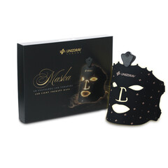 Mască de terapie cu lumină LED UNIZDRAV Luxury, neagră