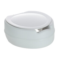 Înălțător moale pentru toaletă (+11 cm), cu capac