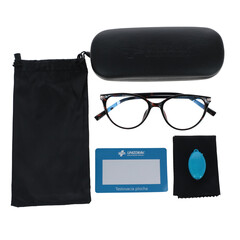 Ochelari UNIZDRAV Urban Style anti-lumină albastră + husă, husă și kit de testare