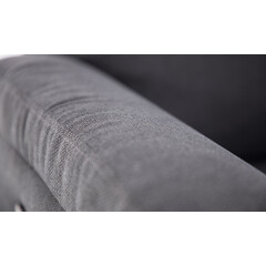 Fotoliu relaxant COMFORT cu funcție de masaj și încălzire, material textil antracit (Piesă folosită)
