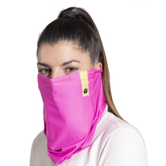 Eșarfă de protecție pentru sportivi RESPILON R-shield, roz (Lichidare de stoc)