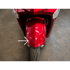 Scuter electric cu trei roți CHAMPION pentru seniori - motor puternic de 1000 W, roșu (Articol folosit)