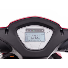 Scuter electric cu trei roți CHAMPION pentru seniori - motor puternic de 1000 W, roșu (Articol folosit)
