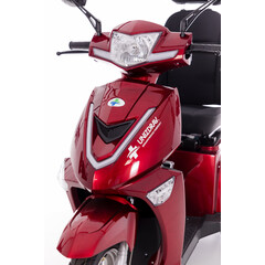 Scuter electric cu trei roți CHAMPION pentru seniori - motor puternic de 1000 W, roșu (Articol folosit)