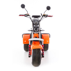 Chopper electric UNIZDRAV EasyRide, portocaliu