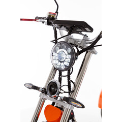 Chopper electric UNIZDRAV EasyRide, portocaliu