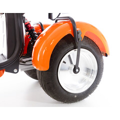 Chopper electric UNIZDRAV EasyRide, portocaliu