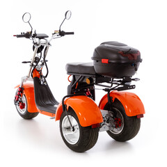 Chopper electric UNIZDRAV EasyRide, portocaliu