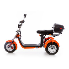 Chopper electric UNIZDRAV EasyRide, portocaliu