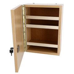 Trusă de prim ajutor din lemn suspendată- fără ustensile, maro