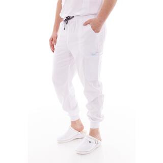 Pantaloni medicali Unidress Premium Soft, albi Mărimea XS