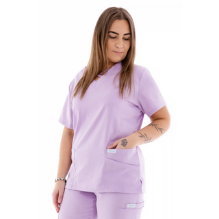 Bluză medicală damă Unidress Comfort, lavandă Mărimea XS