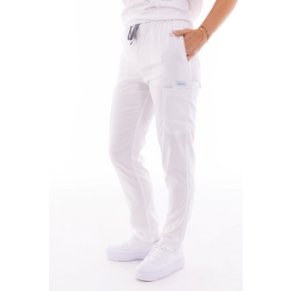 Pantaloni medicali damă Unidress Basic, alb Mărimea XS