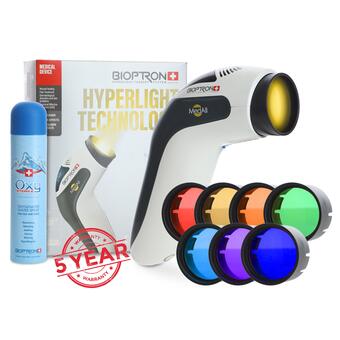 Biolampa Bioptron MedAll + spray Oxy + terapie prin culoare