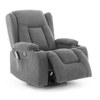 Scaun de relaxare rabatabil, țesătură antracit