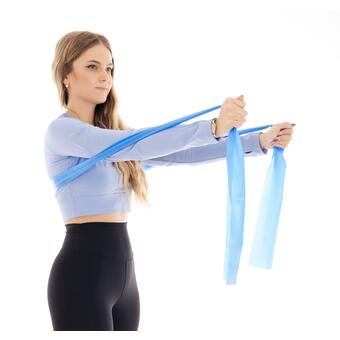 Bandă de rezistență pentru exerciții albastră 2 m (5.4kg - 7.7kg)