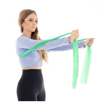 Bandă de rezistență pentru exerciții verde 2 m (4,5 kg - 6,8 kg)